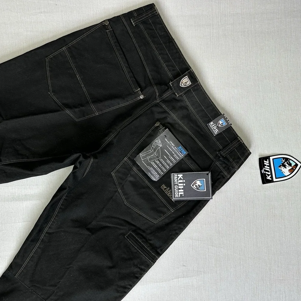 NWT Kuhl Rydr Vintage Patina Dye Pants Men 32x30 Dark Gray Hiking Outdoors